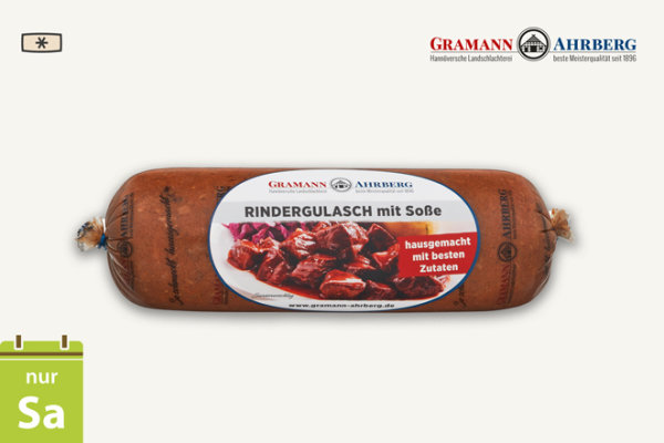 Rindergulasch, tafelfertig 500g